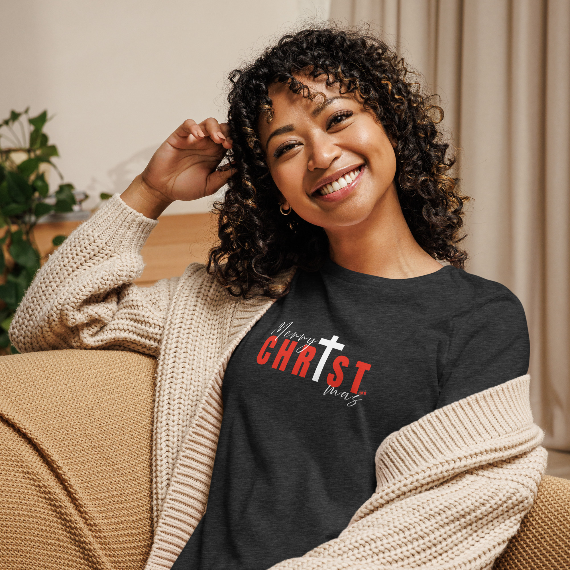 T-shirt – Dam – Merry CHRISTmas - Bild 2