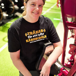 Gym T-Shirt - Tränar för att lyfta Kärnbibeln - Dam