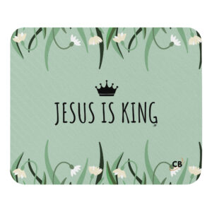 Musmatta – Jesus is King, grön med naturmönster